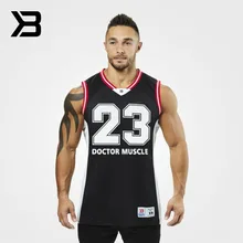 Muscle Dr. fitness Brothers Летний Стиль Модный Быстросохнущий сетчатый спортивный баскетбольный тренировочный жилет