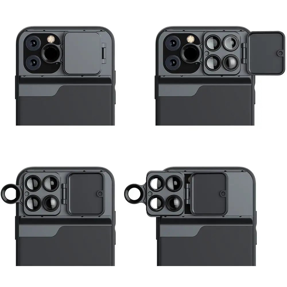 5 в 1 для iPhone 11/11 pro/11 pro max мобильный телефон объектив камеры 2019 Новый Макро Рыбий
