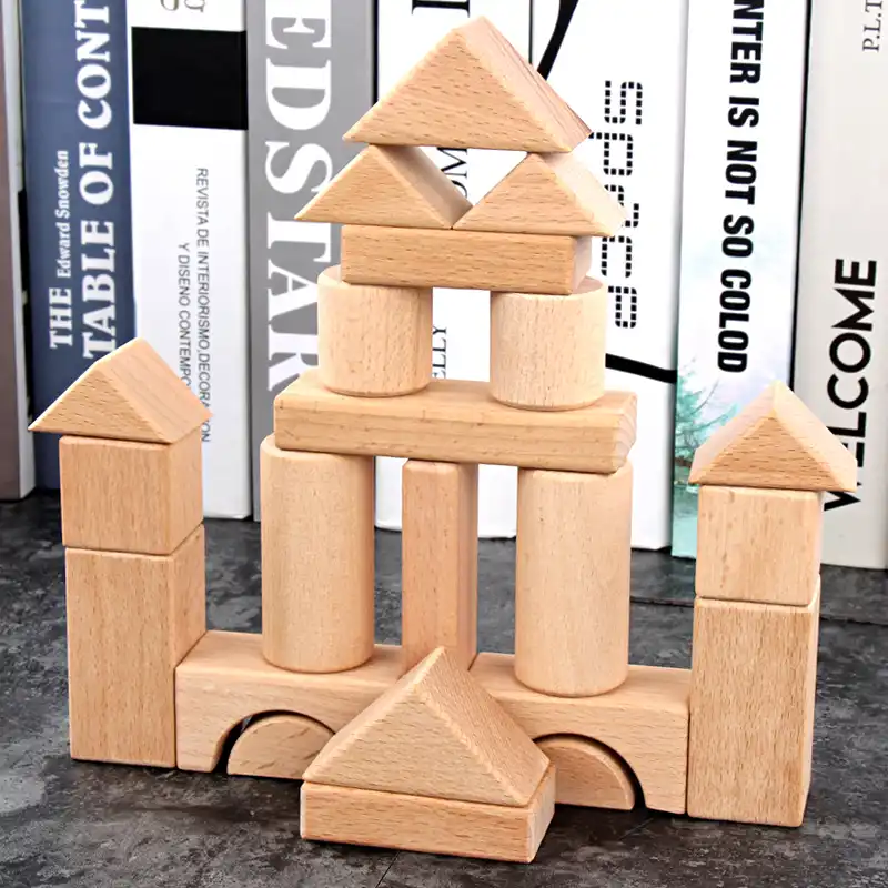large wooden building blocks