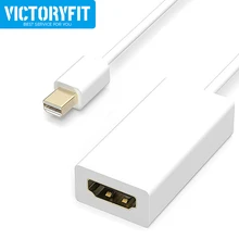 

1080P Full HD Mini DP Displayport Male to HDMI-compatible Female Cable Adapter for Apple MacBook HDTV Projector Display Monitor