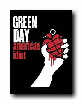 

GX1668 GREEN DAY AMERICAN IDIOT Music Album Star Oil Painting Poster Prints Canvas Wall Picture For Home Room Decor