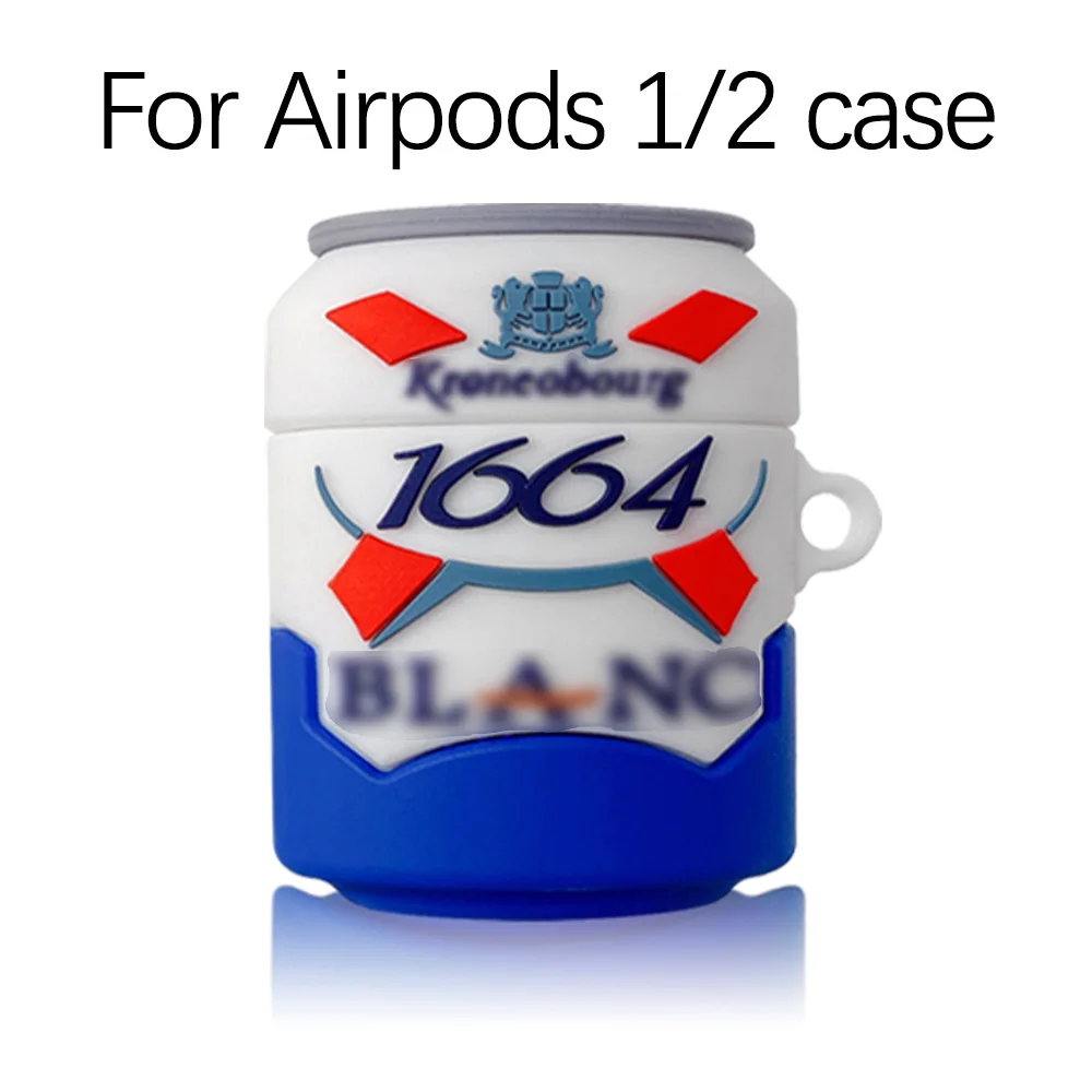Водка стиль силиконовый чехол для наушников Airpods 1/2 Pro Чехол 3D мультфильм