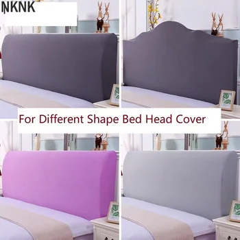 

Elastic All-inclusive Bed Head Cover European Solid Color Bed Head Back Protection Dust Cover Plain Soft Headboard Cover