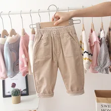 Шаровары в горошек Осень корейский стиль детские милые детские брюки из вельвета, для мальчика, повторяется, не делайте нервы переводчику