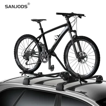 

SANJODS Bike Carrier For Car Upright Bike Carrier For The Quickest Most Convenient Mounting For Bikes Up To 44 Lbs.