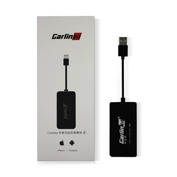 

Carlinkit Wireless Apple CarPlay Dongle Smart Link for Android Navigation Player Mini USB Carplay Stick with Android Auto Black