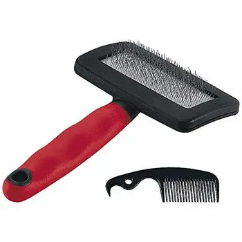 

Ferplast Brosse Carde pour Chiens et Chats Gro 5944, Peigne pour enlever les Poils Morts Inclus, Idéal pour les Animaux à