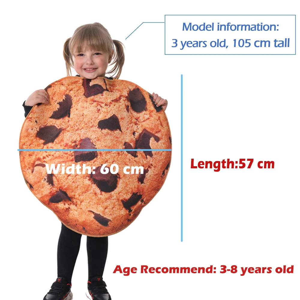 Eraspooky Funny Food Milk Cookies Cosplay Halloween Costumes For Adult Women Kids  Christmas Party Group Family Matching Outfits