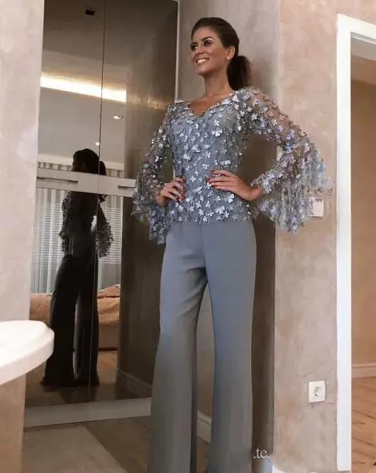 mother of the bride lace pant suits