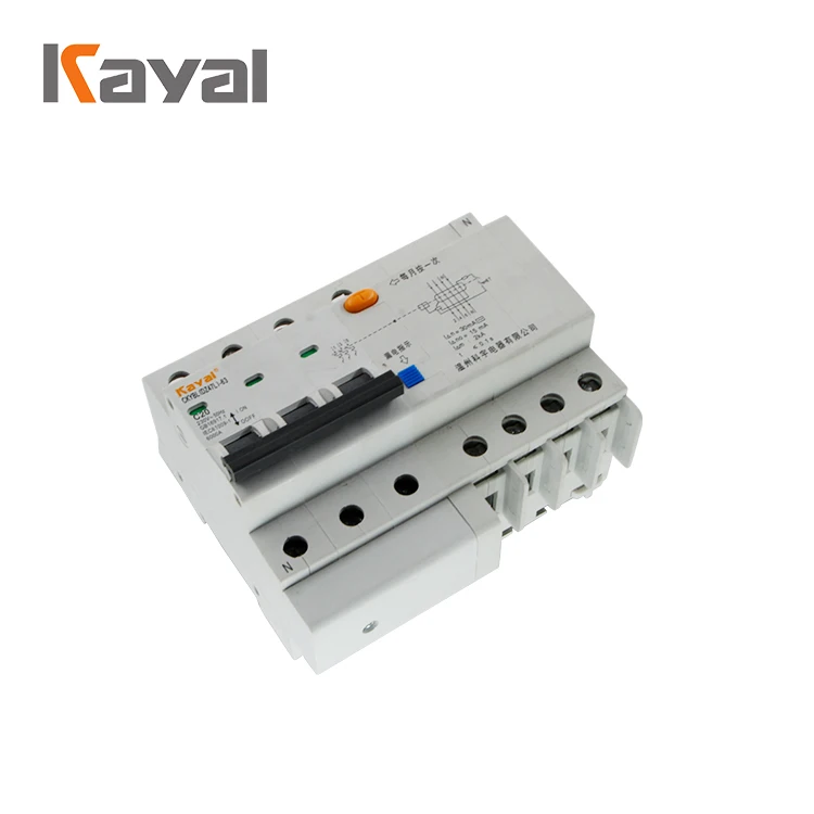 Каял Высокое качество 1P 2P 3P 4P 10MA 15MA 30MA 300MA 6A 10A 16A 32A 40A 63A ELCB выключатели