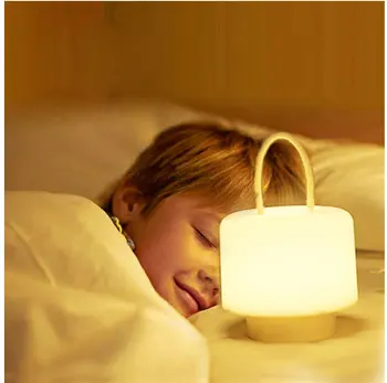 

Portable Creative Remote Control Night Light Baby Bedroom Bedside Feeding USB Plug-in Eye Protection Baby Sleep Rechargeable