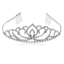 В настоящее время доступны оптом хрустальные стразы цветок Европа и Америка невесты гребень из сплава студия Свадьба Up-do гребень для волос