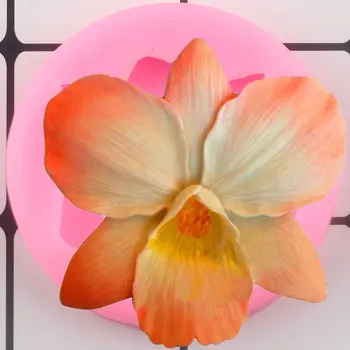 

Flower Silicone Mold Orchid Fondant Molds Cupcake Topper DIY Cake Decorating Tools Candy Polymer Clay Chocolate Baking Moulds