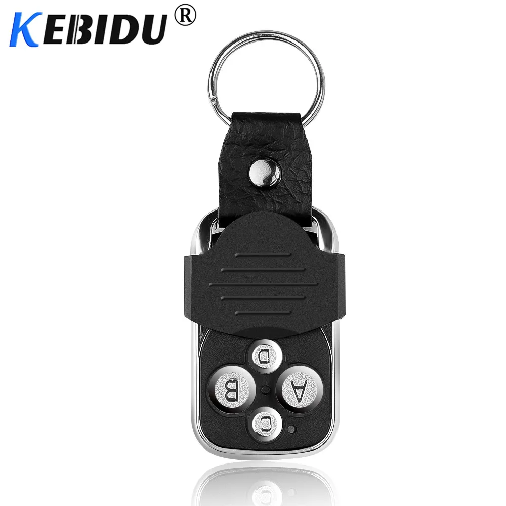 

KEBIDU 433MHZ Universal Garage Gate Door Remote Control 4 Key Auto Copy Pair Garage Door Opener Copy Remote Control Duplicator