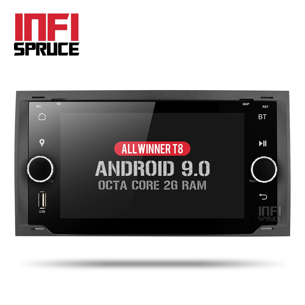 Android 9 0 автомобильный dvd для Ford focus Mondeo S max smax c с 32 Гб rom радио gps медиаплеер 1024*600