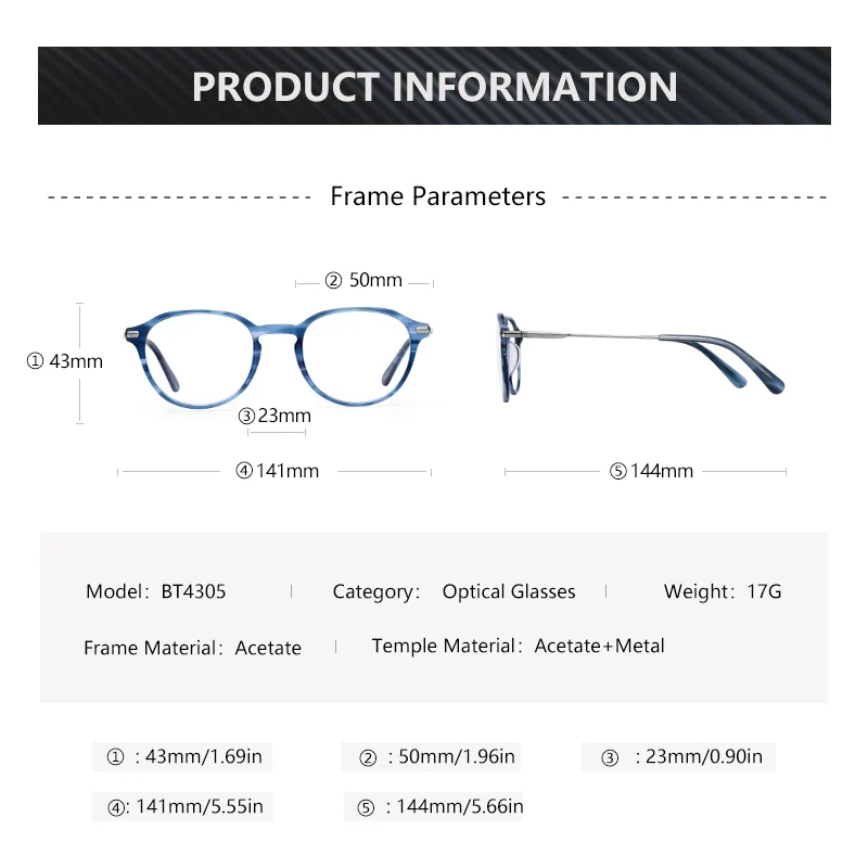 Myopia Eyeglasses ZENOTTIC Acetate Prescription Men Women Round Optical Frames Photochromic Hyperopia Computer Eyewear