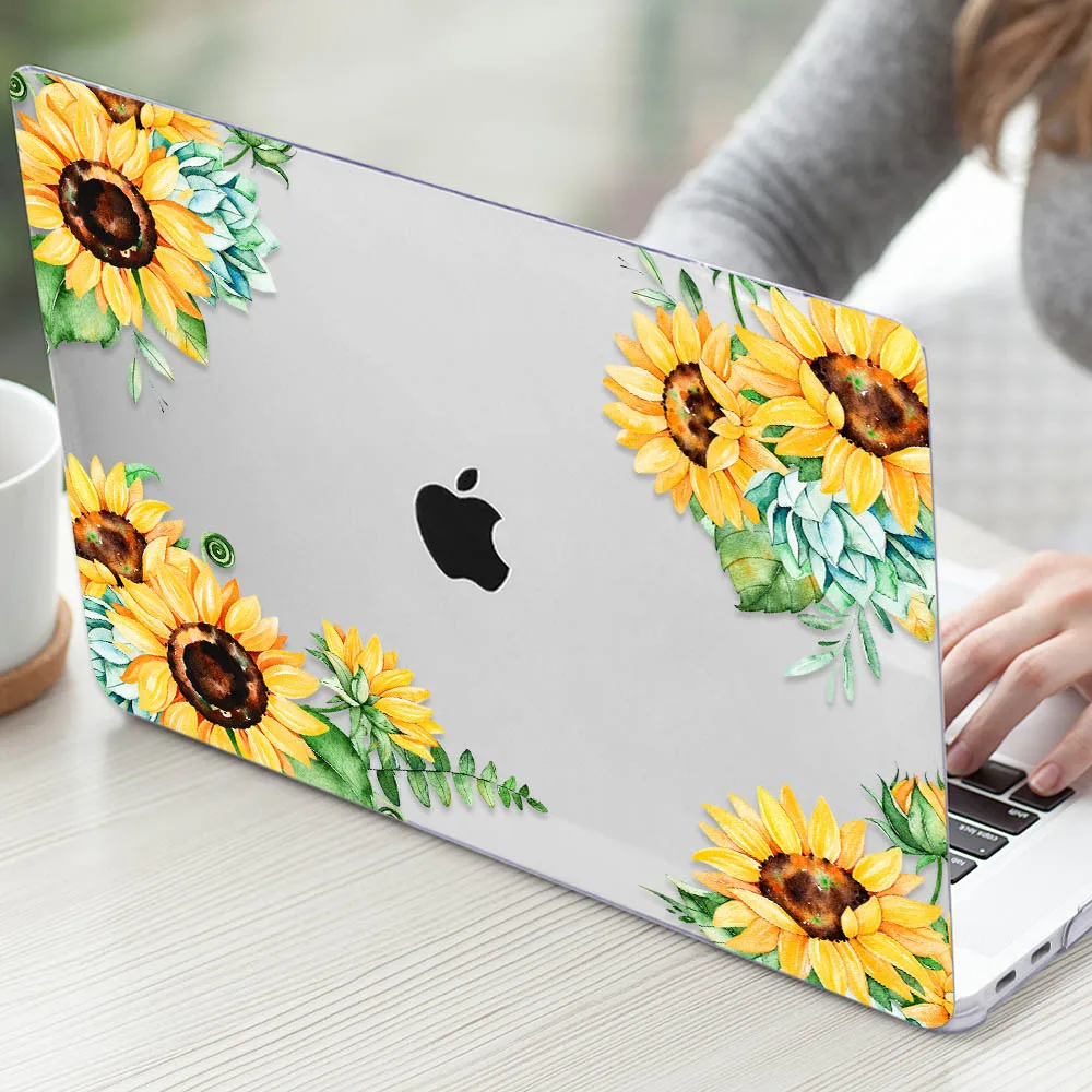 Чехол для ноутбука Apple MacBook Air Pro retina 11 12 13 15 16 дюймов Сенсорная панель A2141 A2159 A1932 Жесткий Чехол для клавиатуры