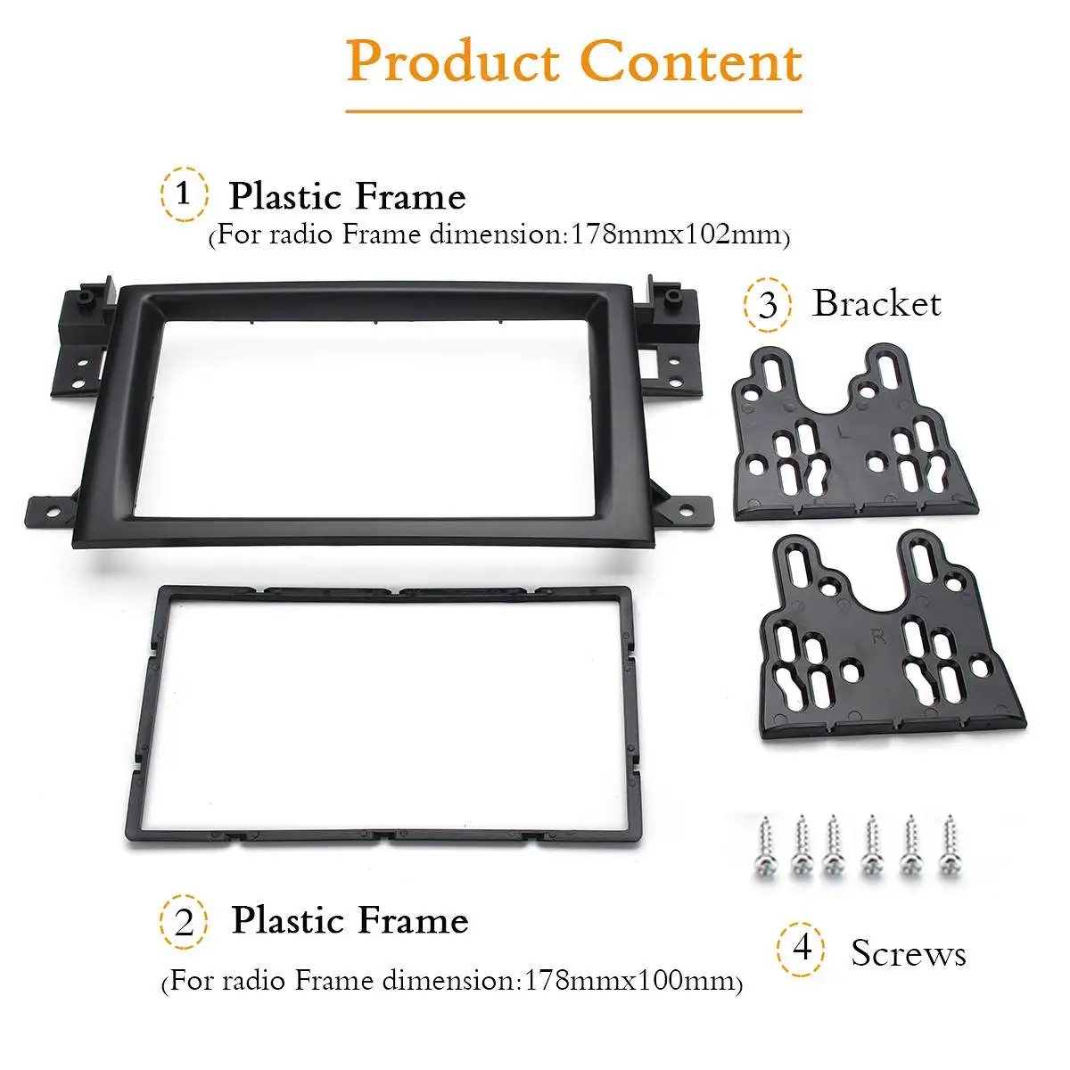 2 Din Автомобильная интерьерная панель Fascia рамка CD DVD Dash аудио чехол для Suzuki Grand Vitara
