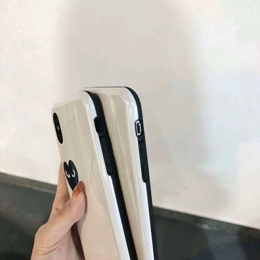 Aurora Laser Heart Expression Applicable iphonexr MAX Phone Case iPhone 8/7plus Glare Phone Case 6