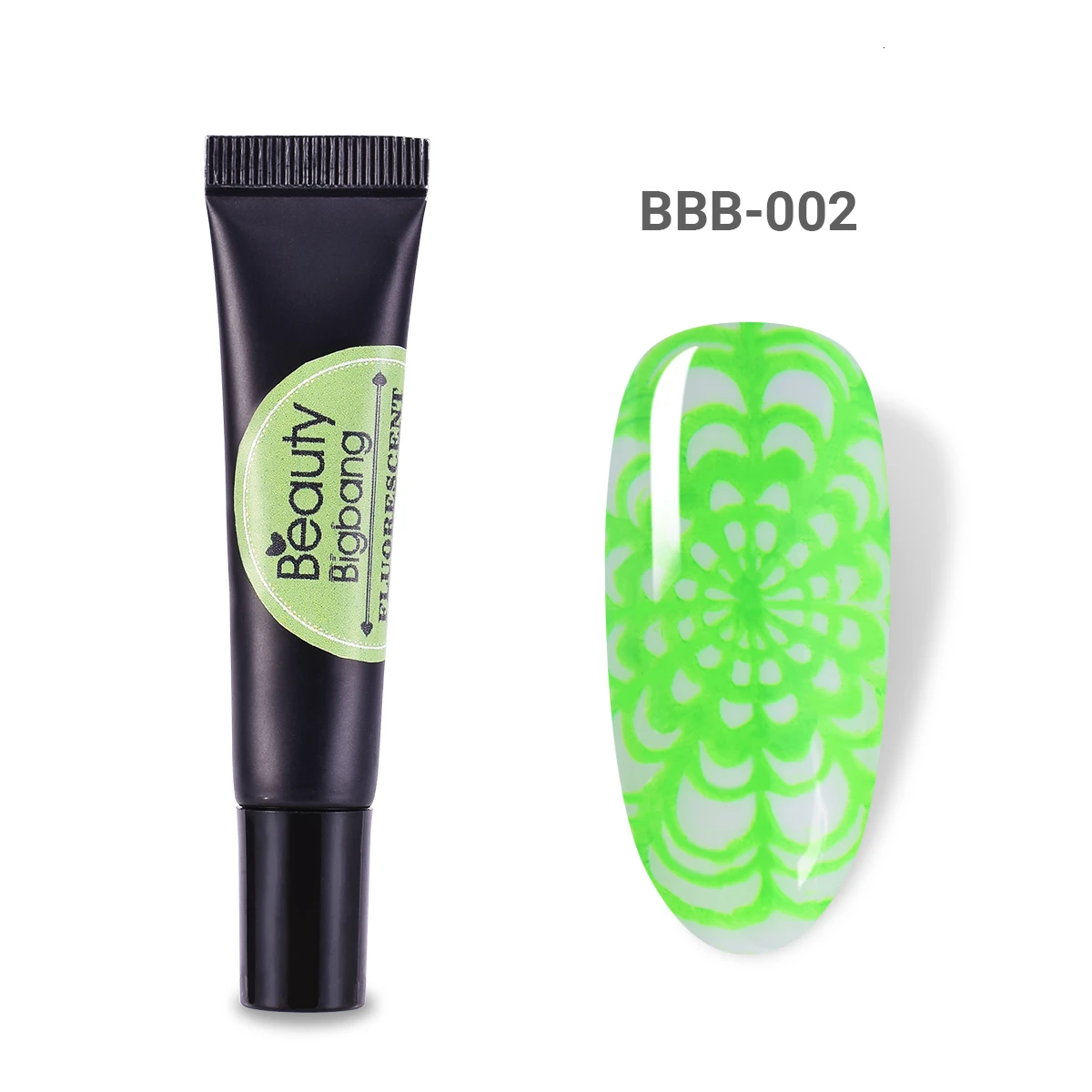 2A BEAUTYBIGBANG 8 мл флуоресцентный неоновый штамповочный Гель-лак замачиваемый штамповочный цветной гель цветной лак для пластина для стемпинга для нейл-арта - Цвет: 2A