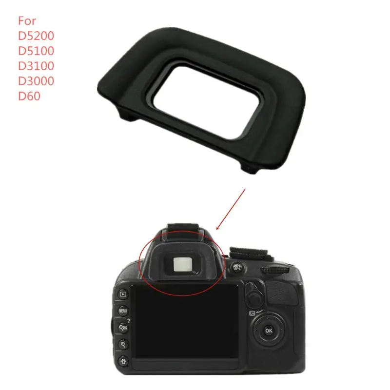 Oculare Gomma DK20 Per Nikon - Compatibile Con D50, D300, D3000, D5000 Series, Per Portatori Occhiali - Foto 11