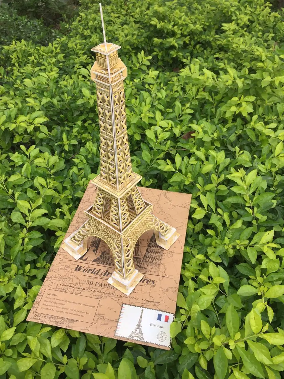 Детская 3D Бумажная 3D головоломка модель DIY архитектурная модель дисплей Бурдж аль Эйфелева креативная обучающая игрушка ручной работы
