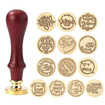 

Wax Seal Stamp Hobby Tools Replace Copper Head Vintage DIY Antique Sealing Wax DIY Mental Handmade Scrapbooking Photo