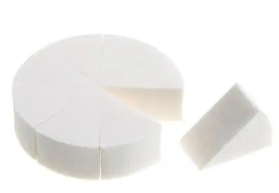 8pcs 8 шт./лот, треугольная форма, карамельный цвет, мягкая Волшебная Подушечка для чистки лица, косметическая пуховка, очищающая губка для мытья лица, инструменты для макияжа - Цвет: 8pcs