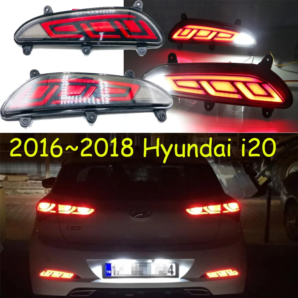 Автомобильный bupmer задний фонарь для hyundai i20 Задний фонарь тормоза~ 2018y светодиодный автомобильный аксессуар для hyundai i20 задний фонарь