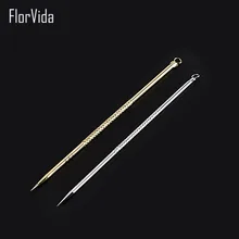 1 шт. Золотое серебро средство для удаления прыщей и угрей иглы Набор инструментов для Макияж Уход за кожей профессиональный набор