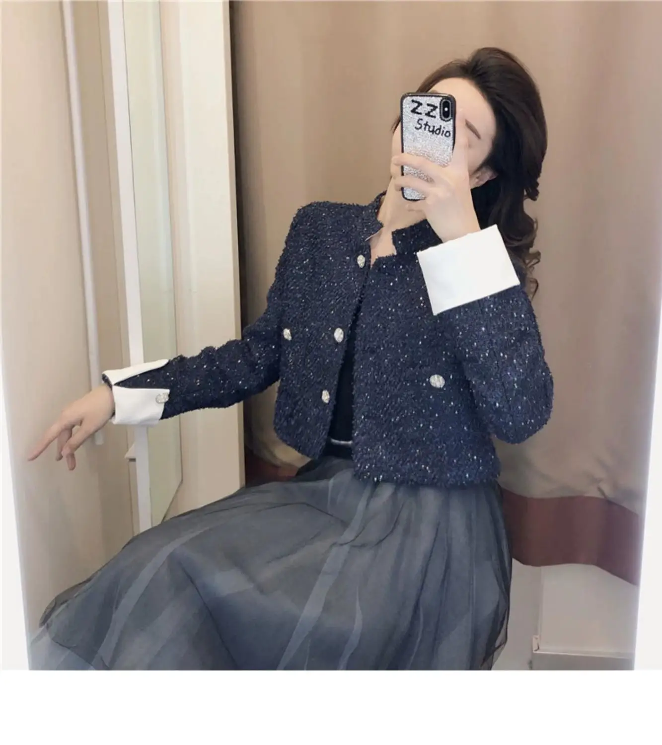 WS12817 Модные женские пальто и куртки Подиумные Роскошные известный бренд Европейский дизайн вечерние женские куртки