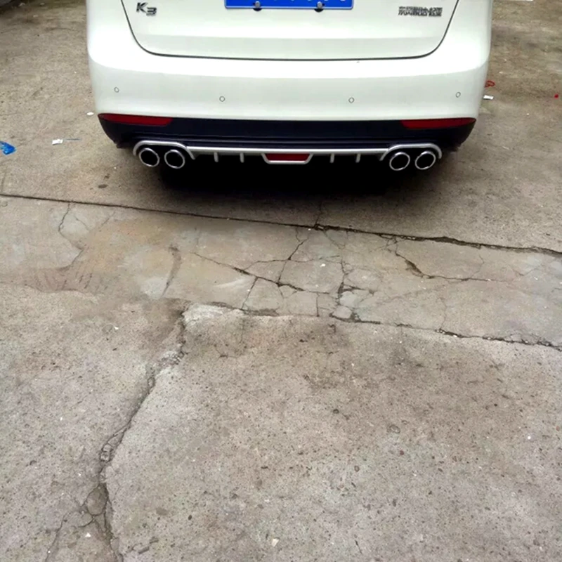 Защита заднего бампера для Kia Forte K3 автомобильный бампер Защита губ Диффузор украшение для Kia Forte K3
