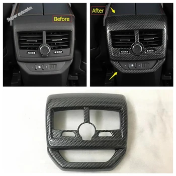 

Armrest Box Rear Behind AC Air Condition Vent Outlet Cover Trim Fit For Peugeot 5008 GT 2017 - 2020 Matte / Carbon Fiber Look