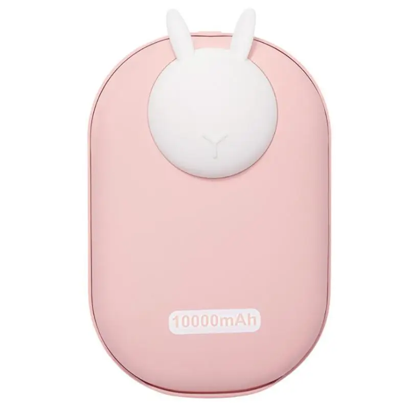 5000 мА/ч зимний Карманный теплый обогреватель Мини USB Перезаряжаемый ручной обогреватель внешний аккумулятор 48-52 градусов Автоматическая регулировка маленький - Цвет: Pink