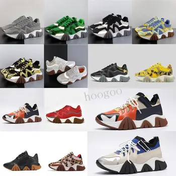 

VersaceMens shoes lxuury low top fashion men chain reaction comfortable outdoor walkingsneakers squalo lace-up calzado deportivo
