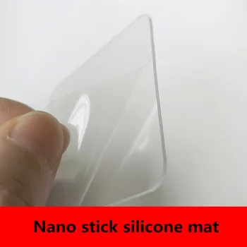 

Sticky silicone pad Nano sticker , washable and reusable mats mobile phone holder For car dashboard office house glass mirror