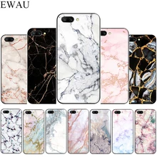 EWAU гранитный скраб Мрамор камень силиконовый чехол для телефона для Huawei Honor 6a 7A Pro 7C 7X8X8 9 Примечание 10 Lite вид 20 9X Pro