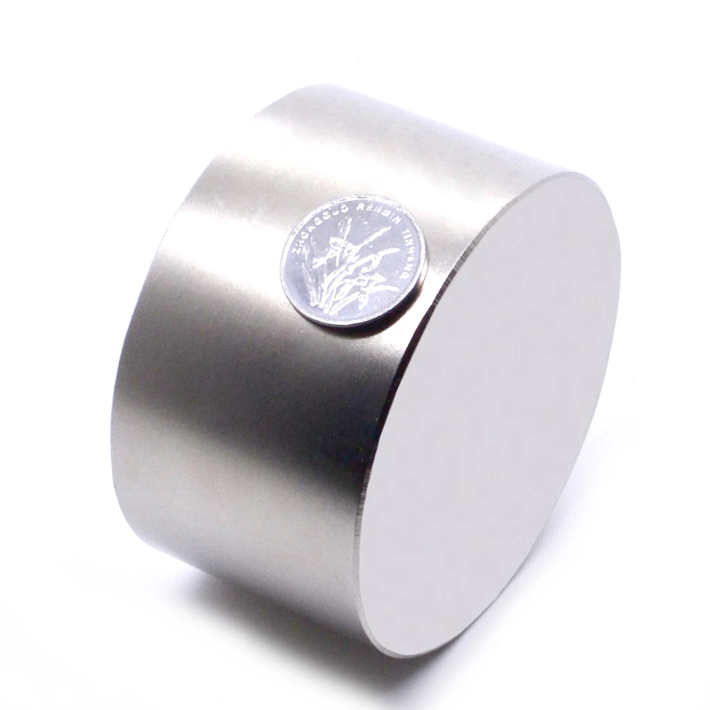 1pc Round Magnet 70x40mm N52 Super Strong Neodymium Magnet Rare Earth Welding Search Powerful Permanent Gallium