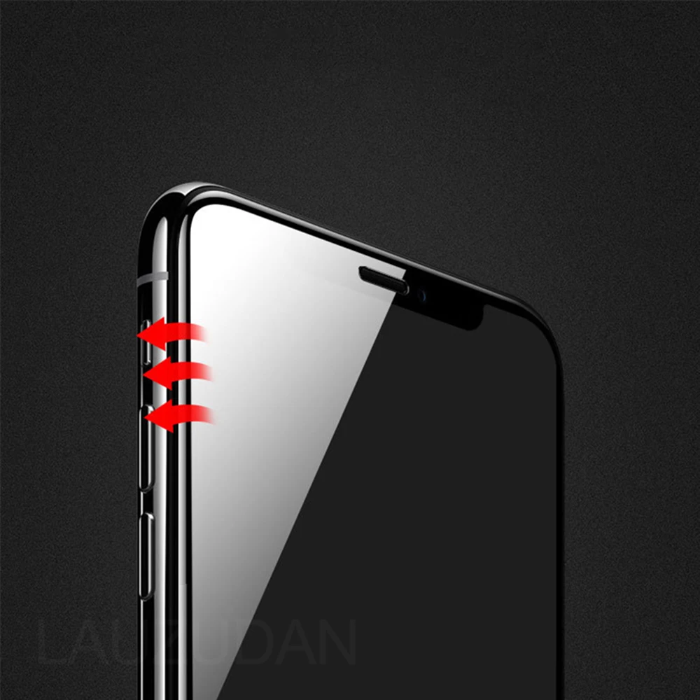 9D Curved Full Cover Tempered Glass on For iphone 11 PRO MAX Screen Protector Protective Glass For iphone X XR XS 8 7 6 6s Plus