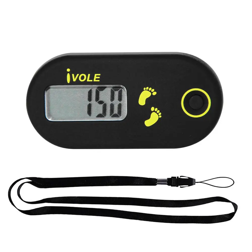 Mini Step Counter Walking 3D Digital Pedometer For Exercise Unisex Mini