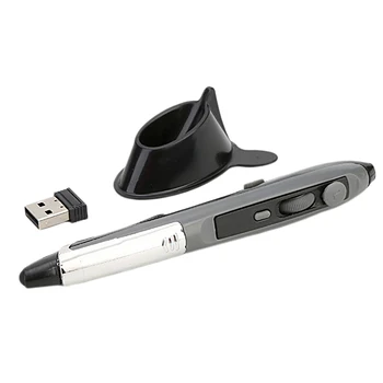 

Portable 2.4Ghz Wireless Optical Mouse 1600DPI Mice Pocket Mini Pen Mouse