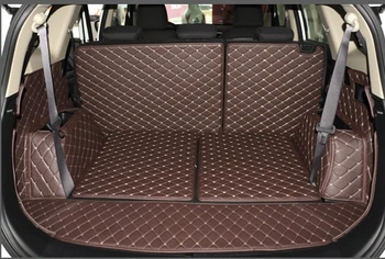 

Custom Special trunk mats for KIA Carens 7seats -2013 durable waterproof boot carpets cargo liner mats tyling