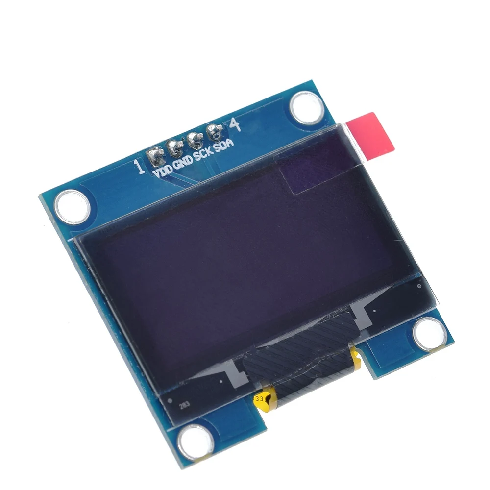 4PIN 1.3 OLED module white/blue color 128X64 1.3 inch OLED LCD LED Display Module 1.3&quot; IIC I2C Communicate with Case for arduino