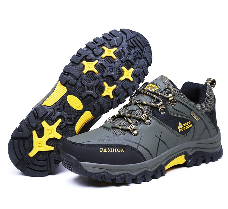 Мужские уличные кроссовки, на шнуровке, походная обувь, водонепроницаемые, анти-скольжение, мужские спортивные ботинки, мужские, для альпинизма, треккинга, тропа размера плюс 39-47