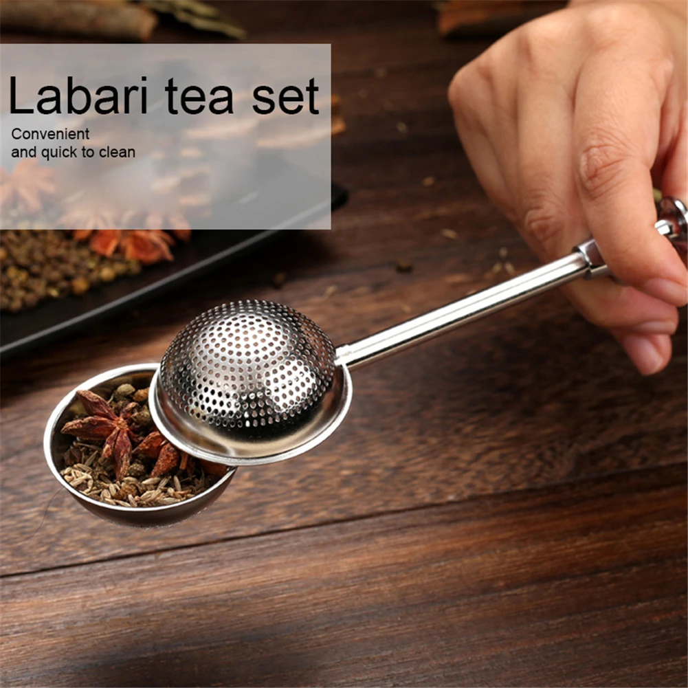 

Home Stainless Steel Telescopic Metal Tea Bag Reusable Tea Strainer Ball Teapot Tea Infuser Filter Spice Tea Accessories