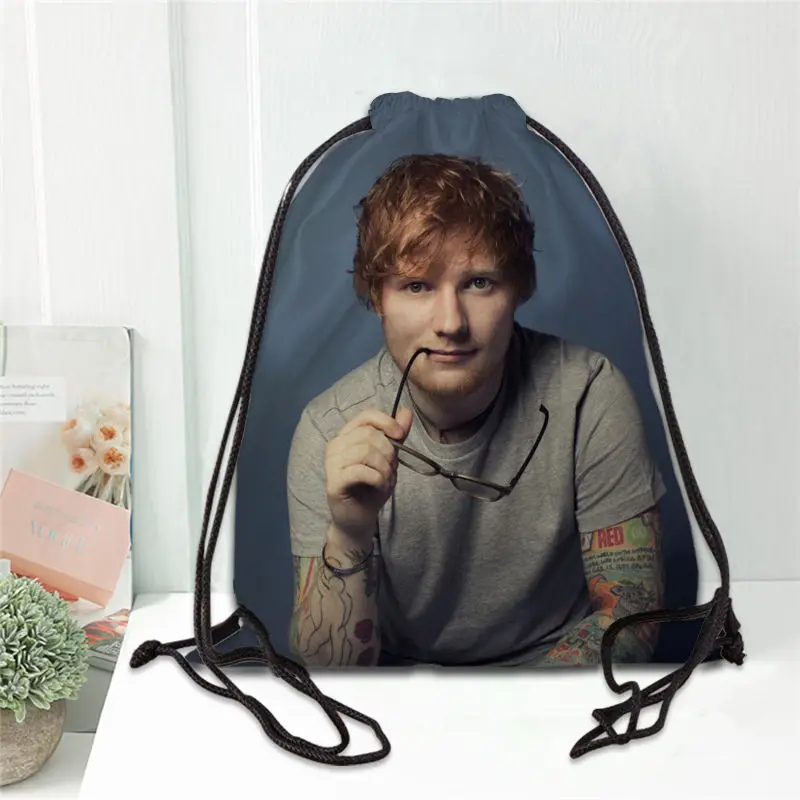 Горячая Ed Sheeran напечатанный рюкзак ранец атласные мягкие туфли сумки для школы пользовательские логотип сумки для женщин - Цвет: 1