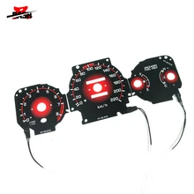 DASH EL Glow Gauge для Civic EK 1996 1999 Канада Чили Австралия версия манул передача обратная черная панель красная градация