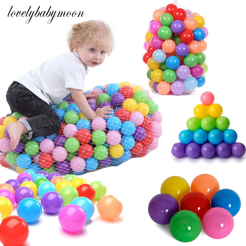 Pelota de deporte al aire libre para niños, Bola de agua suave colorida de ola de mar, Juguetes Divertidos para niños, Bola de aire antiestrés ecológica, 100/200 Uds.