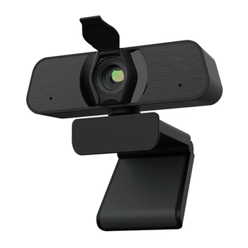 

2K HD Recording With Privacy Cover Tripod Built-in Mic Plug And Play Computer Webcam Live Broadcast Noise Reduction USB Game