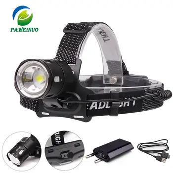 

Led headlamp XPL V6 XHP50 30000lumens headlight usb rechargeable waterproof head torch 18650 battery fishing mining hoofdlight